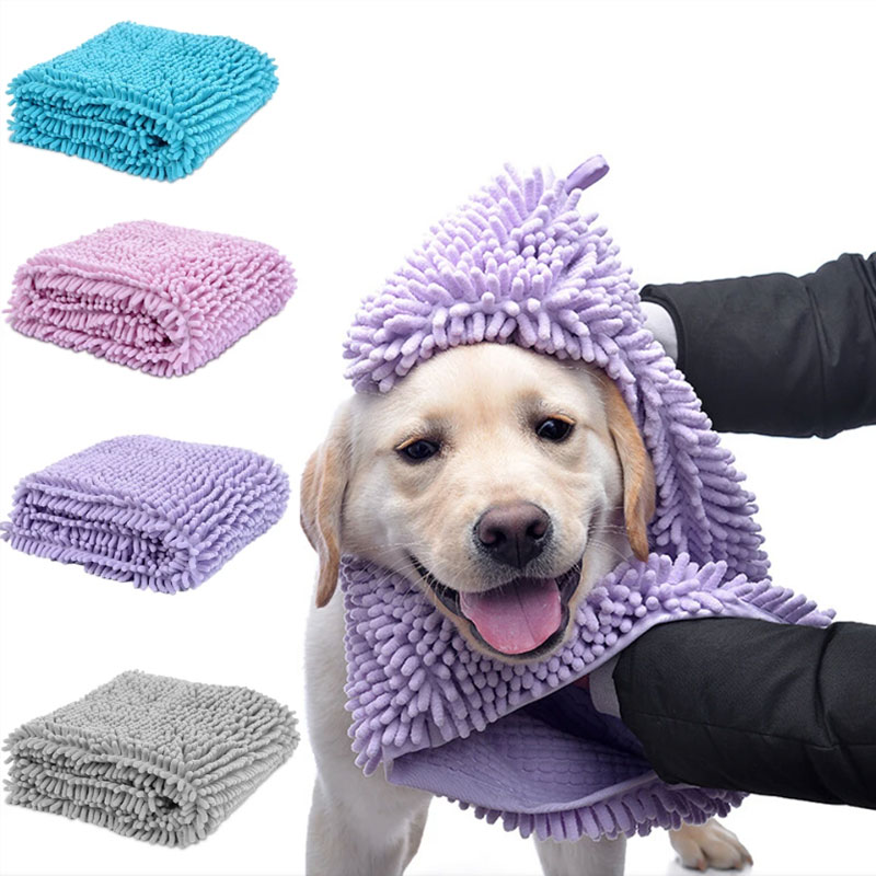 Serviette absorbante pour animaux de compagnie